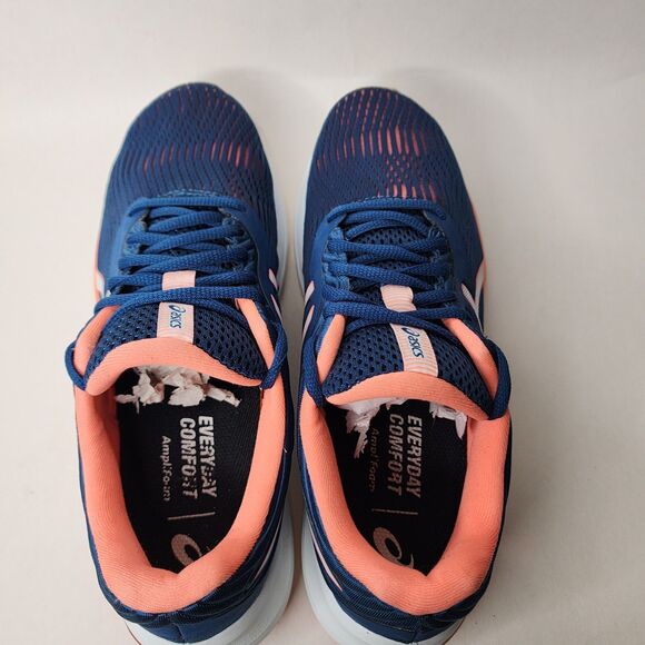 Asics Gel Pulse 11 Shoes Womens Athletic Running Gym Sneakers Blue Coral 8.5 - Picture 7 of 14